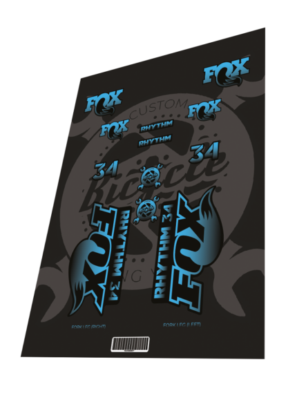 FOX Rhythm 34 Gradient Blue 2018