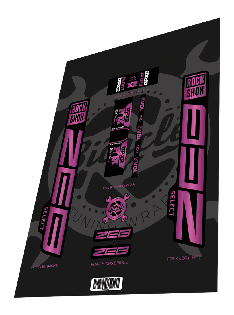 CBTW-ZEB-COMB-DPX2-PRP-GRD ROCKSHOX Zeb Select + FOX DPX2 Performance Purple Gradient - imagine 1
