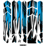FRAME PROTECTION SPEED FREAK FULL KIT - BLUE