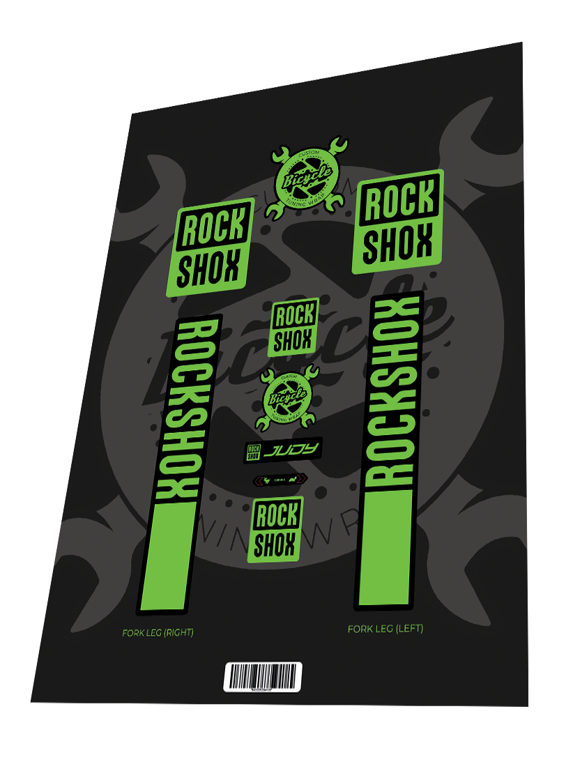 CBTW-RCK-JDY-23-TOX-GRN ROCKSHOX Judy Toxic Green 2023 - imagine 1