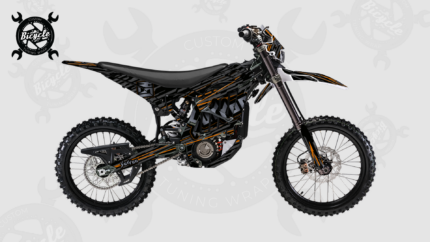 KIT DECALS STANDARD SURRON ULTRA BEE SPEED PATTERN GREY ORANGE