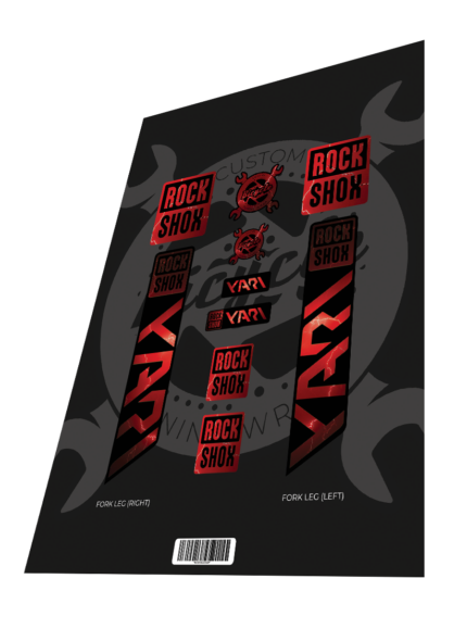 ROCKSHOX Yari Thunder Red Black 2022