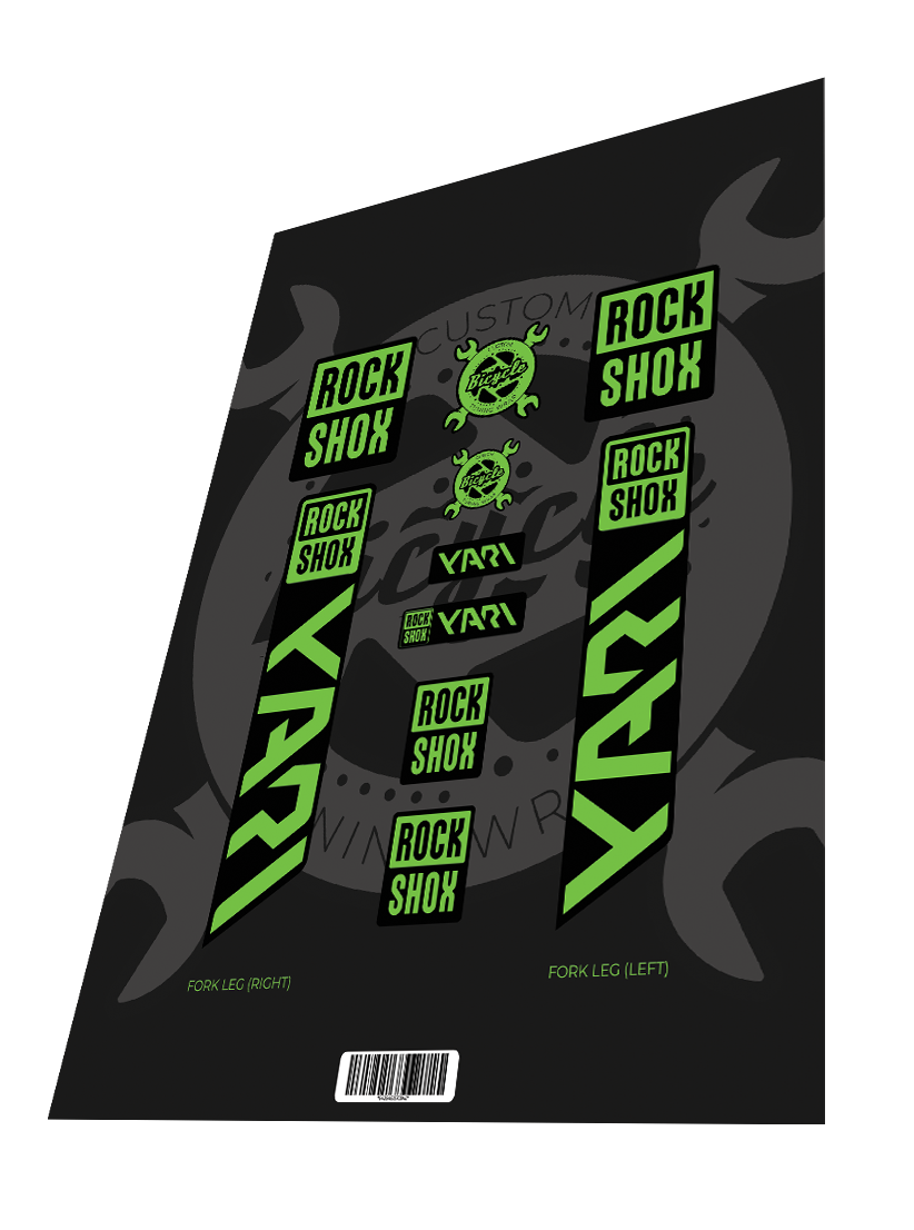 CBTW-YAR-22-TOX-GRN ROCKSHOX Yari Toxic Green 2022 - imagine 1