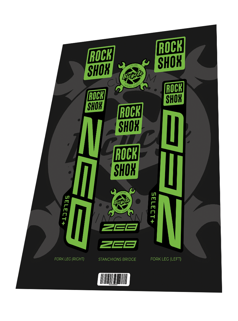 CBTW-ZEB-22-PLS-TOX-GRN ROCKSHOX Zeb Select Plus Toxic Green 2022 - imagine 1