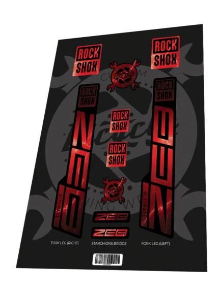 ROCKSHOX Zeb Ultimate Thunder Red Black 2022