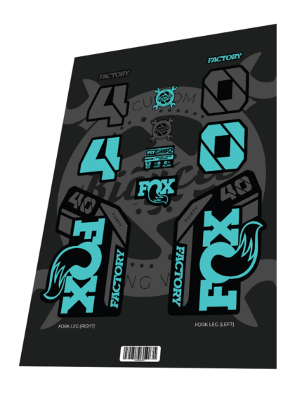 FOX Factory 40 Sky Blue Grey 2022