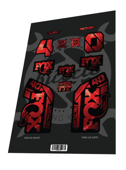 FOX Factory 40 Thunder Red Black 2022