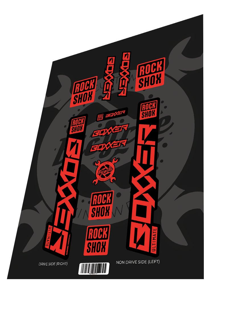 CBTW-BOX-ULT-22-BLD-RED ROCKSHOX Boxxer Ultimate Blood Red 2022 - imagine 1