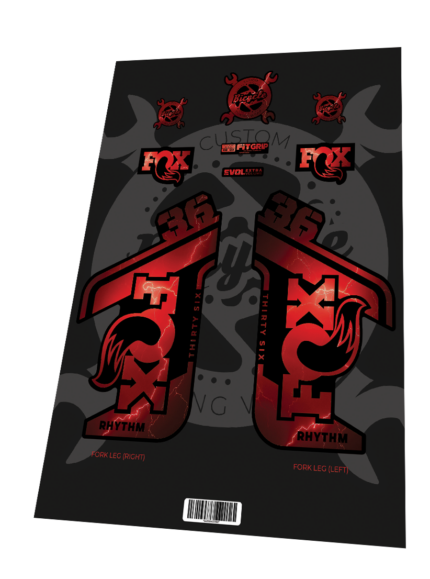 FOX Rhythm 36 Thunder Red Black 2021