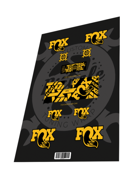FOX Float X2 Factory Air Can Large Yellow Black 2023