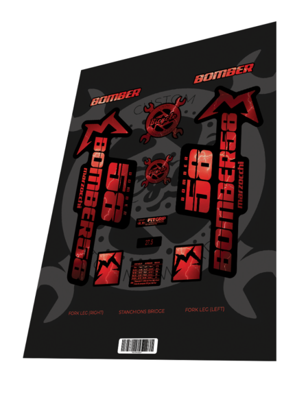 MARZOCCHI Bomber 58 Thunder Red Black 2020