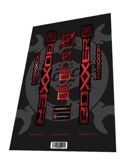 ROCKSHOX Boxxer Base Thunder Red Black 2025