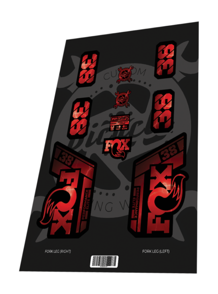 FOX Performance Elite 38 2021 Thunder Red Black