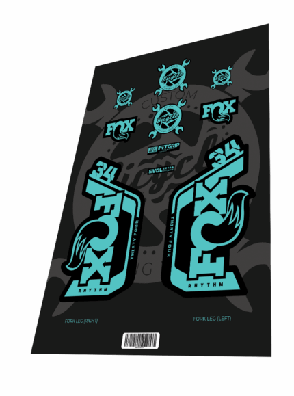 FOX Rhythm 34 Sky Blue 2023