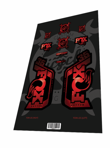 FOX Rhythm 36 Thunder Red Black 2023